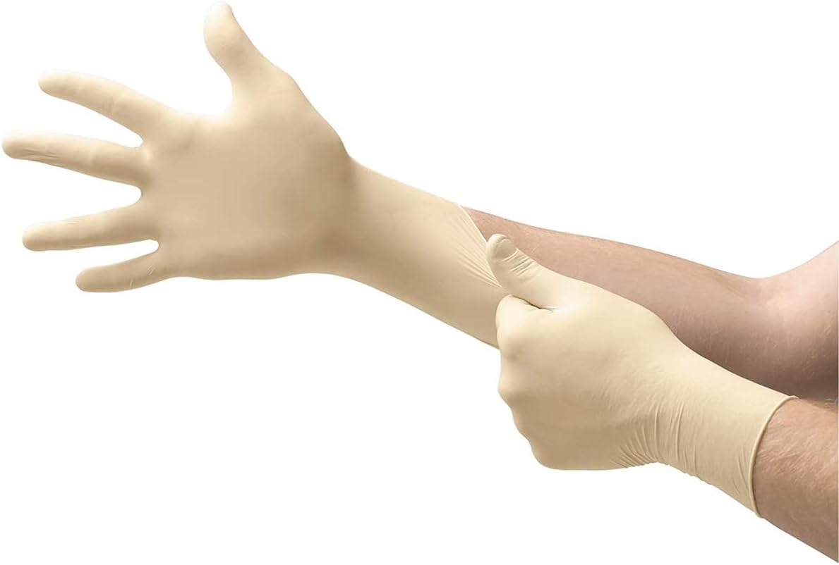 Microflex MF-300-XL Extra Large Diamond Grip Latex Gloves 100 Count