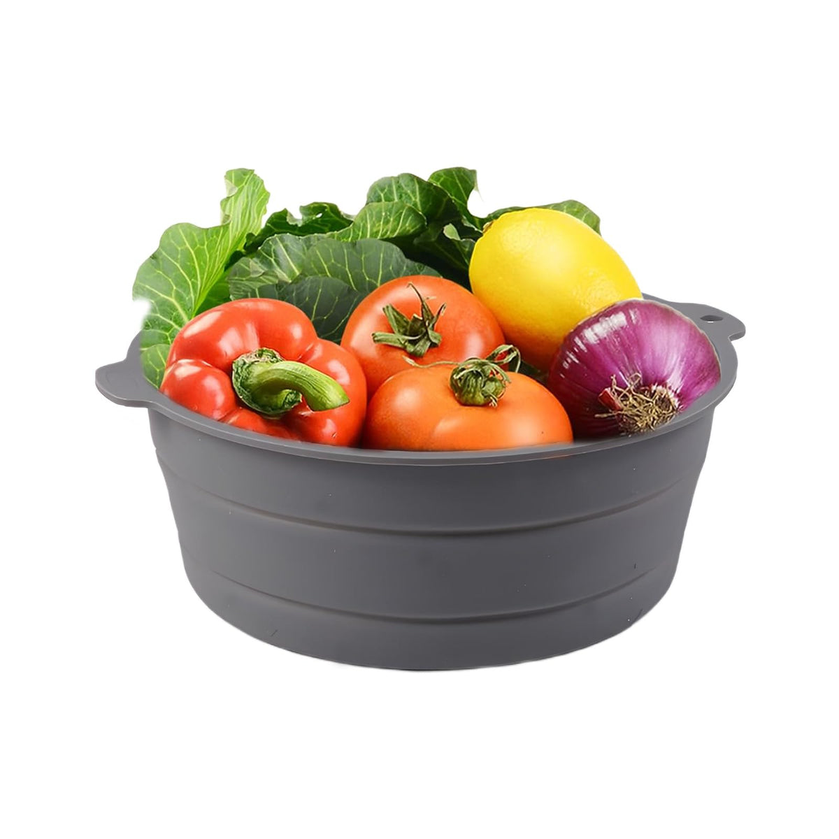 Collapsible Silicone Bowl for Camping, 25cm x 8.5cm