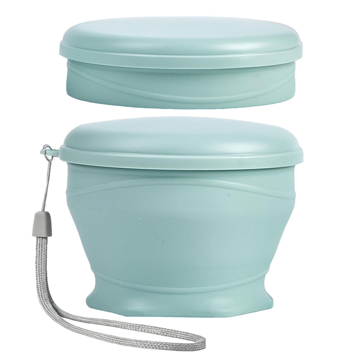 IYYI Collapsible Bowl for Camping, Silicone Collapsible Bowl with Lid