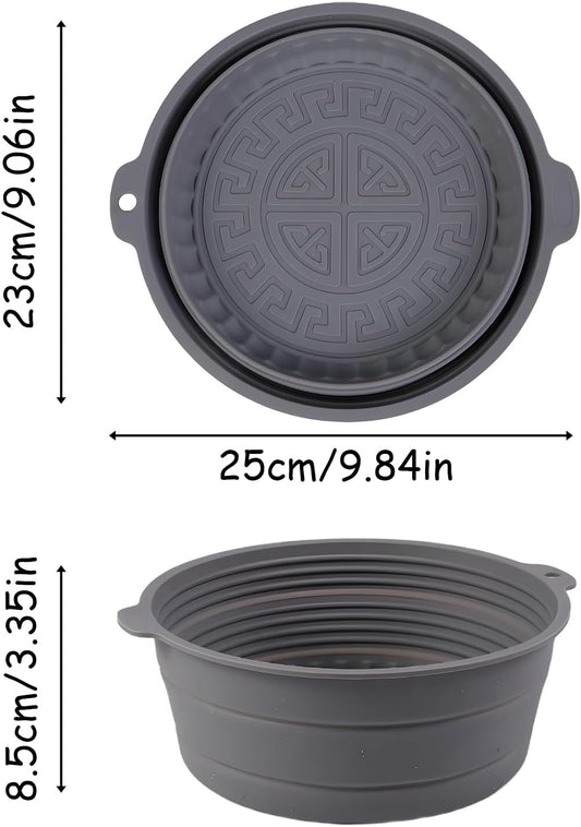 Collapsible Silicone Bowl for Camping, 25cm x 8.5cm