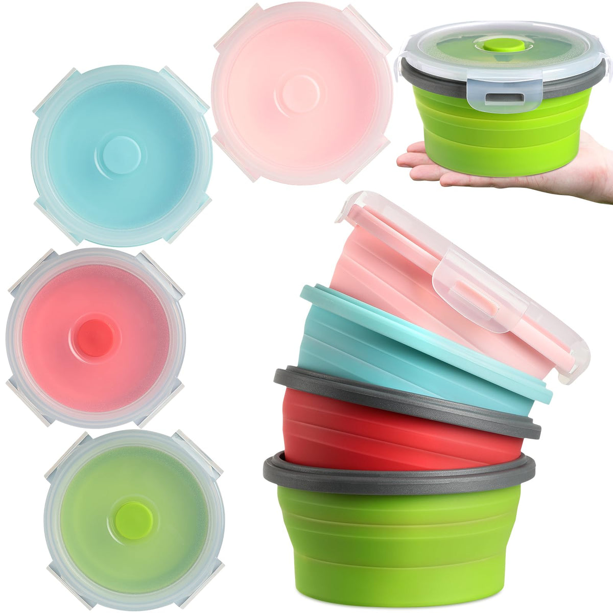 Durable Everyday Travel Collapsible Bowls