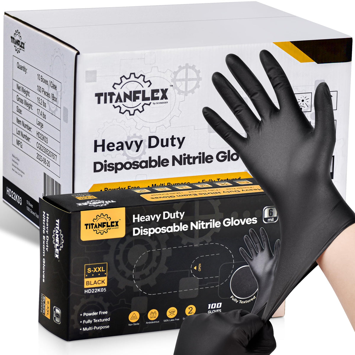 Disposable Food-Safe Gloves Bulk Pack