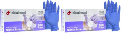 Dealmed Nitrile Exam Gloves - Latex Free - Medium - 200 Count