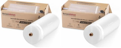 Bonsenkitchen 11"x150' Vacuum Sealer Bags with Cutter for Food Storage