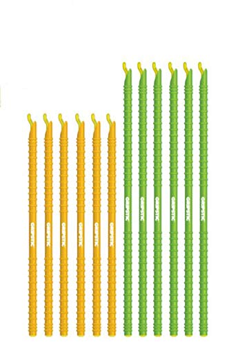GripStic 12 Pack Assorted Food Bag Sealers Reusable Chip Clips Bag Clips