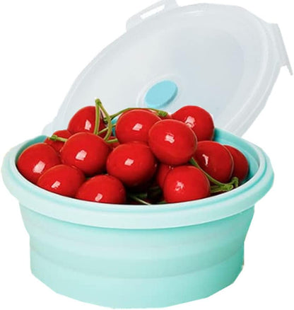 Collapsible Containers with Lid 27OZ Foldable Bowl 800ml