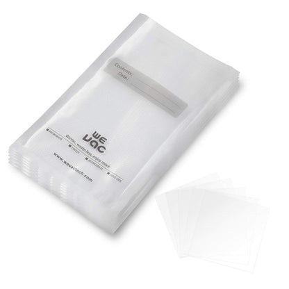 Wevac Vacuum Sealer Bags 6x10" 100 Pint for Food Saver Vacuum Seal Machine