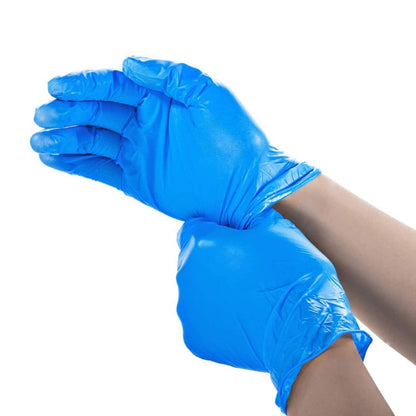 Jointown Basic Vinyl Exam Gloves, Latex-Free, Powder-Free, Disposable, Small, Case of 1,000, Blue