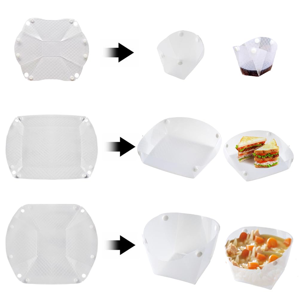 OULIGET Collapsible Bowl Set of 4,Portable Camping Tableware,Snapfold Plastic Bowls,Food Grade Material Free Folding Bowl for Outdoor Camping Hiking Family Picnic Gatherings Business.