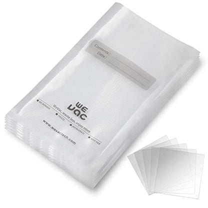 Wevac Vacuum Sealer Bags 11x16" 100 Gallon for Food Saver Vacuum Machine