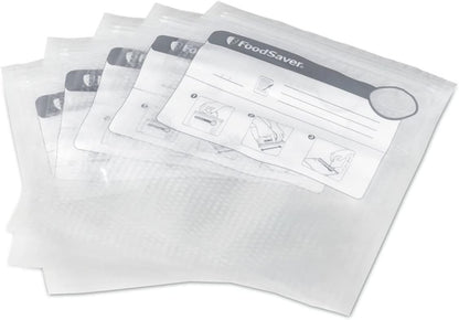 FoodSaver 1-Gallon Vacuum Zipper Bags
