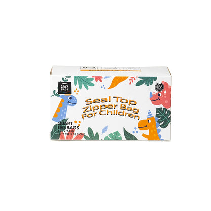 Gallon Food Storage Bags, Thick Non-Stand-Up Bag, Double Zipper Seal, BPA-Free, with Write-On Space - 120 Count