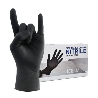Wostar Nitrile Disposable Gloves Powder & Latex Free 4mil Touch Screen Disposable Non-Sterile Nitrile Exam Gloves