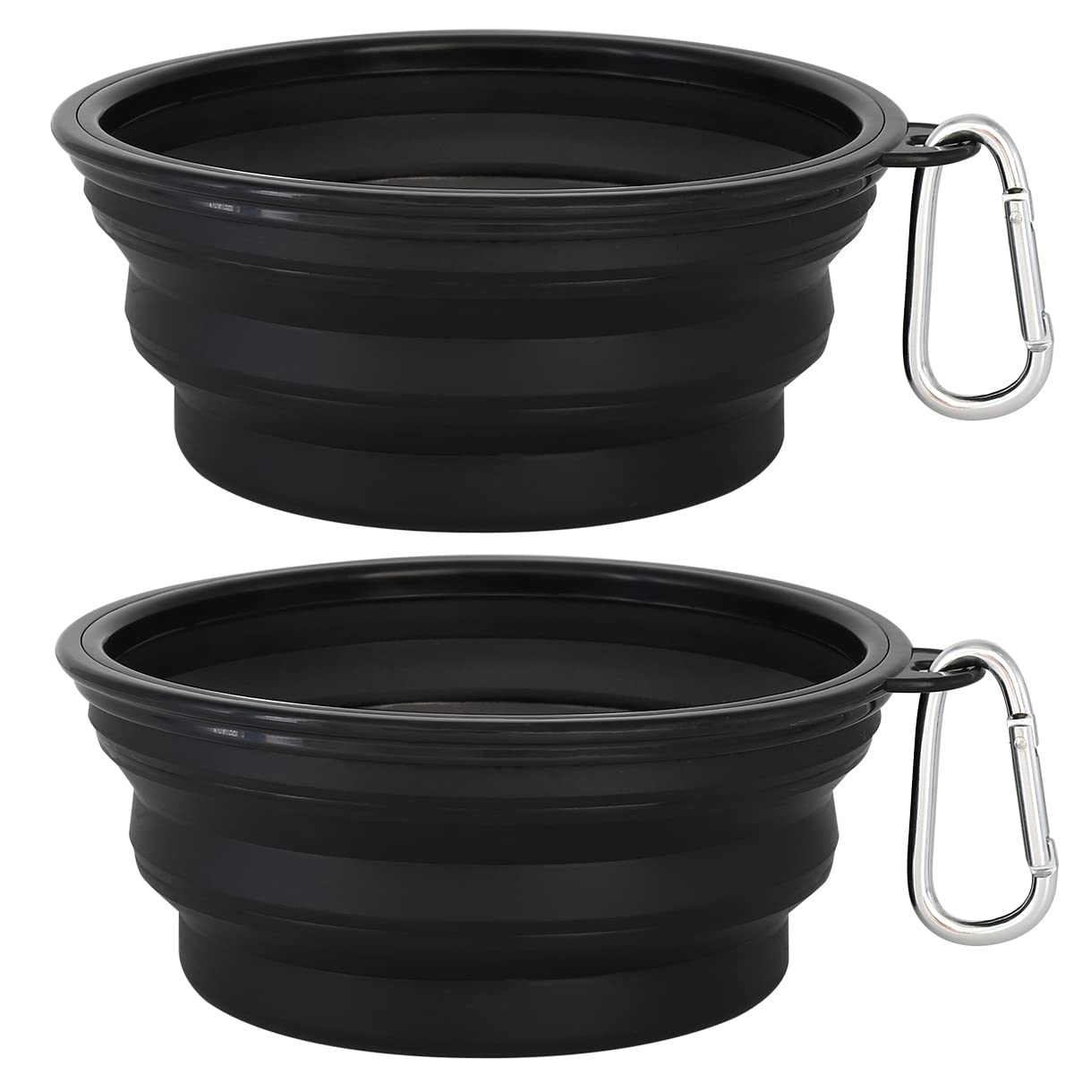 Kytely Large Collapsible Dog Bowls 2 Pack, 34oz Foldable Dog Travel Bowl