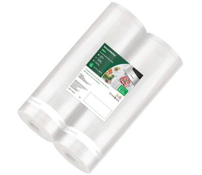 Bonsenkitchen Vacuum Sealer Rolls bags, 3 Rolls 11"x 20'+ 3 Rolls 8"x 20'