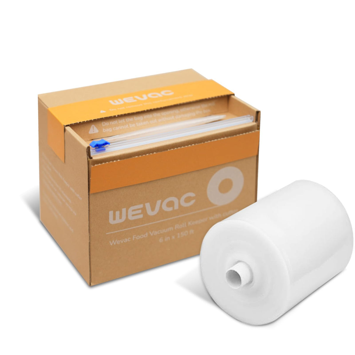 Wevac Vacuum Sealer Bags for Food, 8"x150' Roll, Fits Food Saver Machines