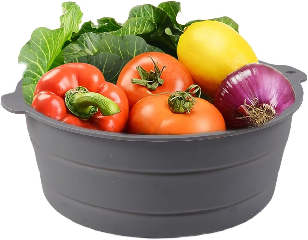Collapsible Silicone Bowl for Camping, 25cm x 8.5cm