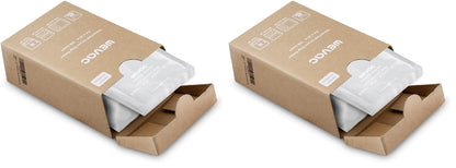 Wevac 8"x12" Vacuum Sealer Bags for Food, 200 Precut Quart Bags, Keeper Box