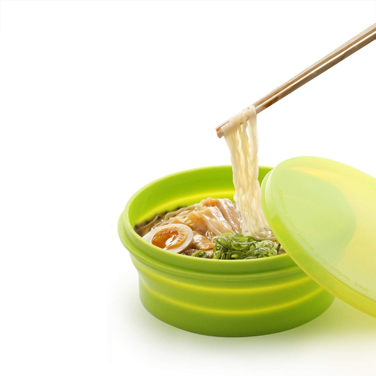 IYYI Collapsible Bowl for Camping, Silicone Collapsible Bowl with Lid
