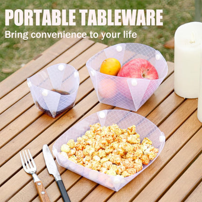 OULIGET Collapsible Bowl Set of 4,Portable Camping Tableware,Snapfold Plastic Bowls,Food Grade Material Free Folding Bowl for Outdoor Camping Hiking Family Picnic Gatherings Business.
