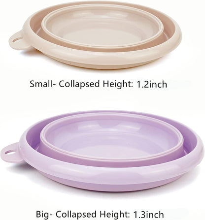 CARTINTS 2Pack Collapsible Wash Basin Collapsible Dish Tub Portable Sink,Space Saving for Dishing, Fruit, and Camping, Hiking and Home