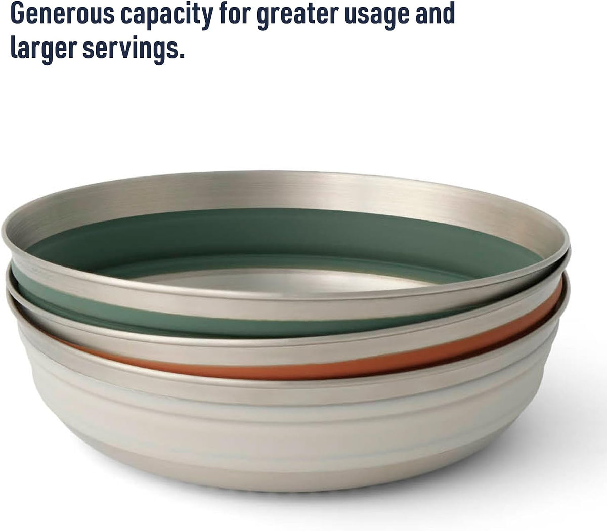 Sea to Summit Detour Collapsible Bowl, Medium, Beluga Black