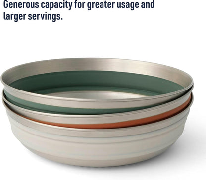 Sea to Summit Detour Collapsible Bowl, Medium, Beluga Black