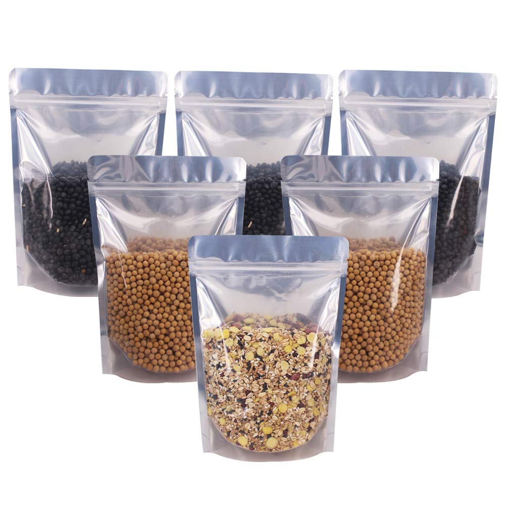 25 Pcs 5 Gallon Mylar Bags with Oxygen Absorbers - 10 Mil Thick