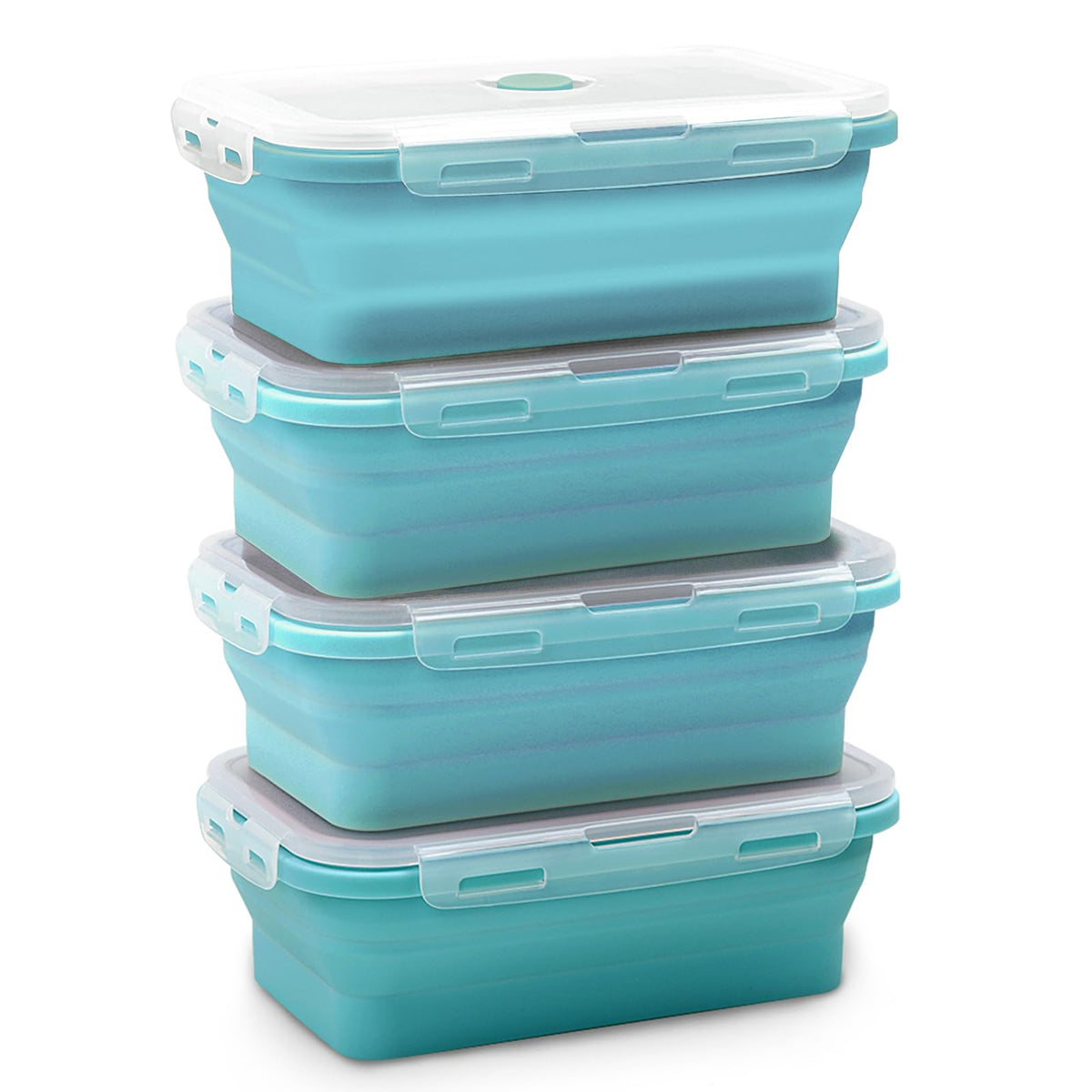 Alimat PluS 11.8oz Silicone Collapsible Travel Food Containers 3 Pack