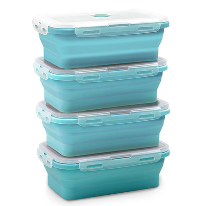 Alimat PluS 11.8oz Silicone Collapsible Travel Food Containers 3 Pack