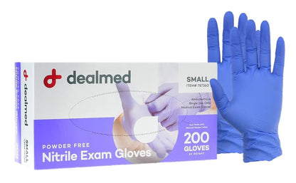 Dealmed Nitrile Exam Gloves - Latex Free - Medium - 200 Count