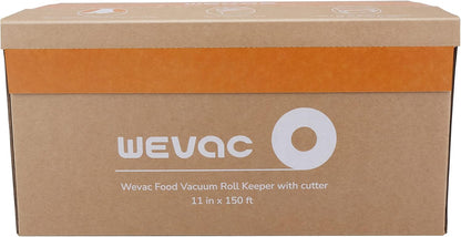 Wevac Vacuum Sealer Bags for Food, 11"x150' Roll, Fits Food Saver Machines