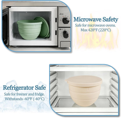 Foldable Silicone Bowl Liners for KitchenAid Tilt-Head 5 Qt Stand Mixers