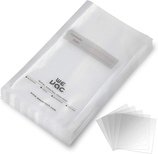 Wevac Vacuum Sealer Bags 11x16" 100 Gallon for Food Saver Vacuum Machine
