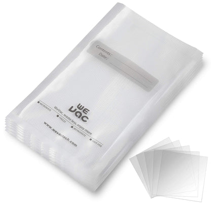 Wevac Vacuum Sealer Bags 6x10" 100 Pint for Food Saver Vacuum Seal Machine