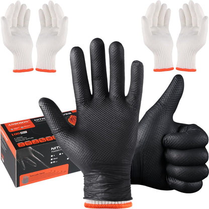 ANBOSON BBQ Gloves Disposable, Heat Resistant Grilling Gloves for Cooking