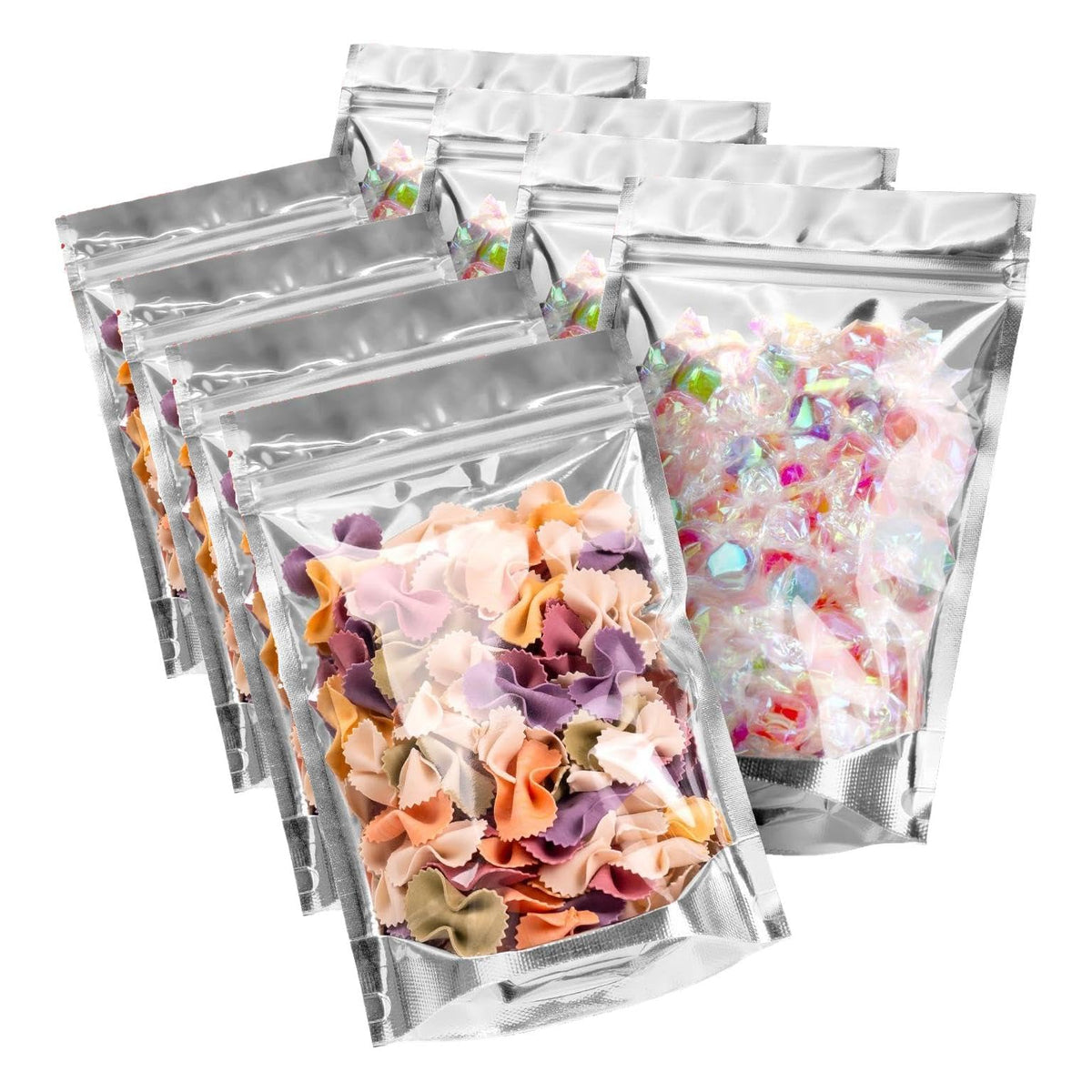 200 Pcs 5"x8" Mylar Bags for Food Storage (7.5 Mil)