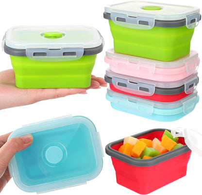 Potchen 4 Pcs Collapsible Silicone Bowls 12 oz Containers
