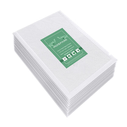 Vacuum Sealer Bags,Heavy Duty Pre-Cut Design Commercial Grade 4x6 Inch Food Sealable Bag for Heat Seal Food Storage, Seal Bag Boilsafe to 280°F Freezable, Resizable,Reuseable (100Pcs)