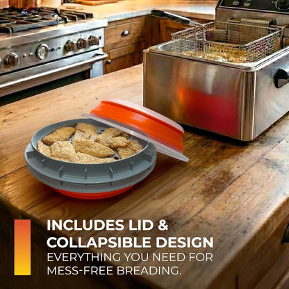CanCooker Collapsible Batter Bowl XL | Orange