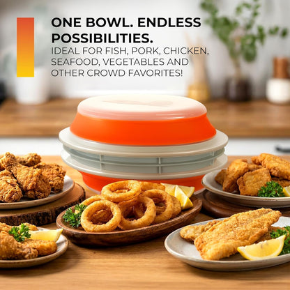 CanCooker Collapsible Batter Bowl XL | Orange