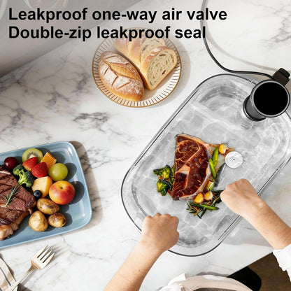 URPOWER Reusable Vacuum Sealer Bags for Food Storage, 40 PCS with 5 Clips