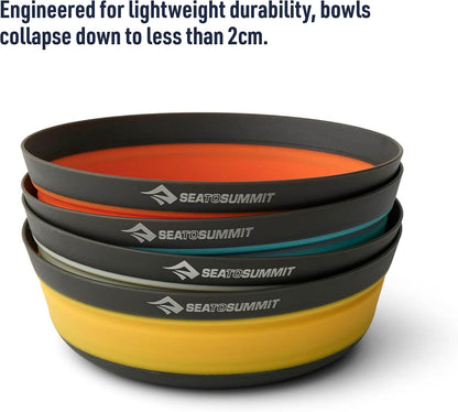 Sea to Summit Frontier Collapsible Bowl, Large, Puffins Bill Orange
