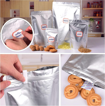 Lebodu 120 Mylar Bags with 120 x 300cc Oxygen Absorbers for Food Storage