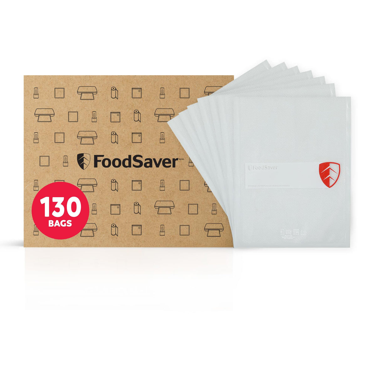 FoodSaver Custom Fit Airtight Food Storage and Sous Vide Vacuum Sealer Bags, 8 x 20' (Pack of 3), Perfect for Meal Prep and Sous Vide Cooking