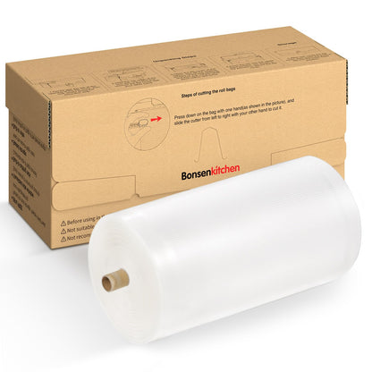 Bonsenkitchen 11"x150' Vacuum Sealer Bags with Cutter for Food Storage