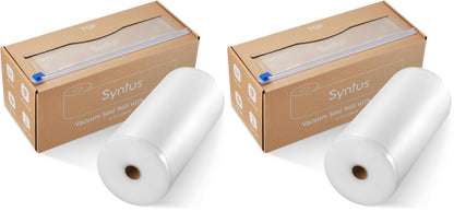 Syntus 11" x 150' Vacuum Sealer Bags for Food Seal Rolls with Cutter