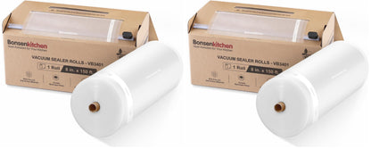 Bonsenkitchen 11"x150' Vacuum Sealer Bags with Cutter for Food Storage