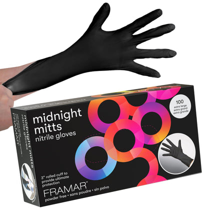 FRAMAR Powder Free Nitrile Gloves Medium, Guantes De Nitrile