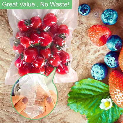 O2frepak Pint 6"x10" Vacuum Sealer Bags 200ct for Food Storage